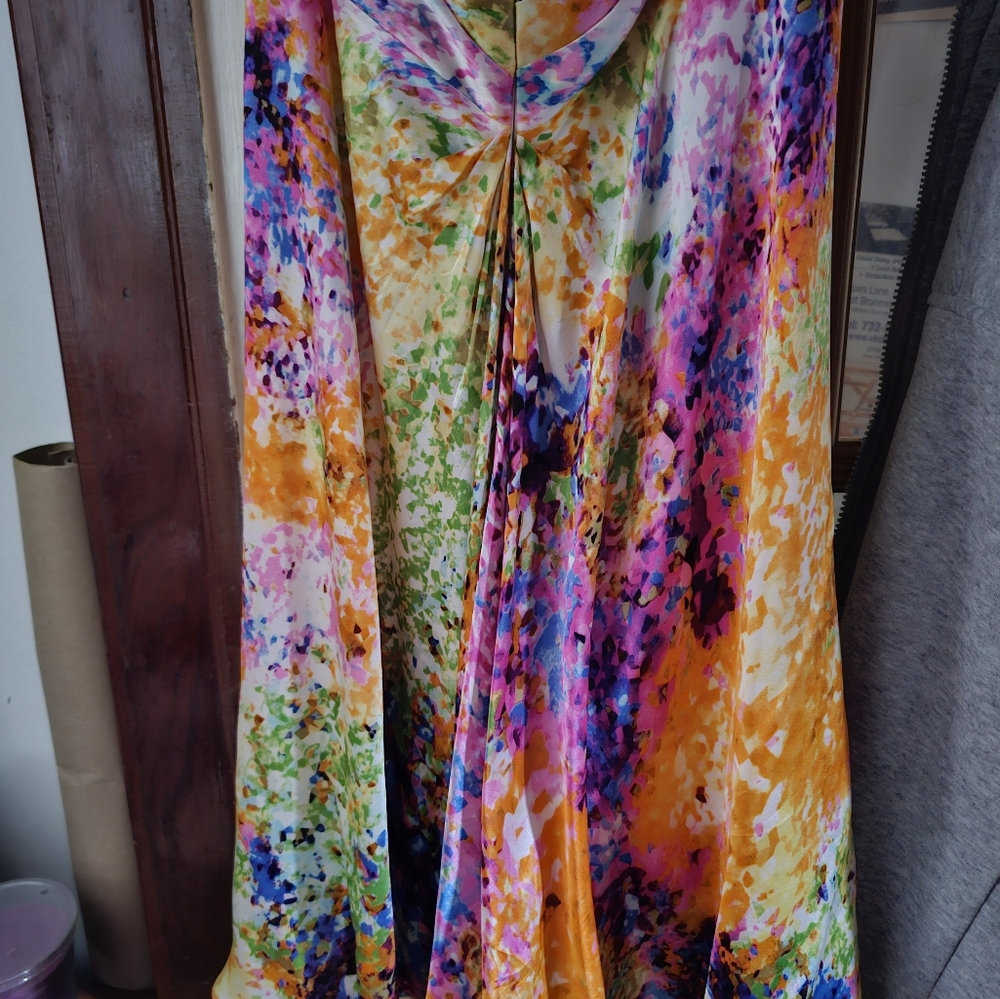 JOVANI 100%SILK DRESS,SIZE 6